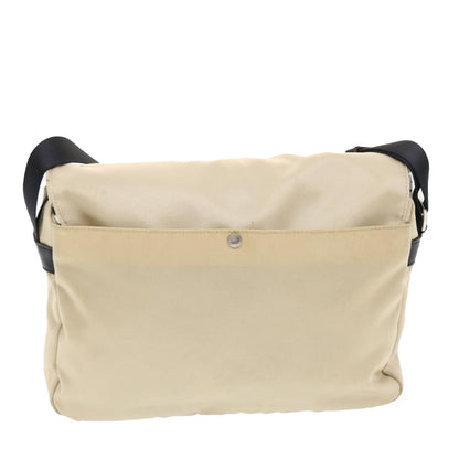 Burberry Label Auth Nylon Black Shoulder Bag