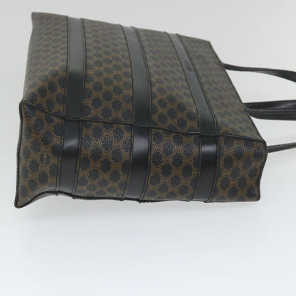 Luxury CELINE Macadam Canvas Tote Bag PVC Leather Black hk888