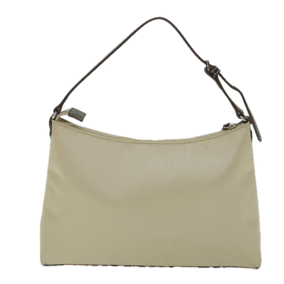 Burberry Label Auth Nylon Beige Shoulder Bag