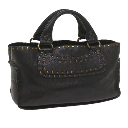 Luxury CELINE Hand Bag Leather Black hk948