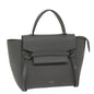 Luxury CELINE Micro Belt Hand Bag Leather Gray hk968