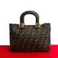Fendi Luxury Leather Red Handbag Style 27 Rovelle Bags