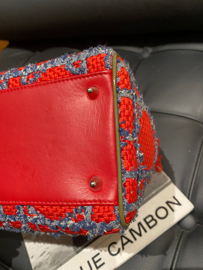 Lady Dior Medium Tweed Handbag Rovelle Bags