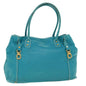 Luxury CELINE Shoulder Bag Leather Light Blue im428