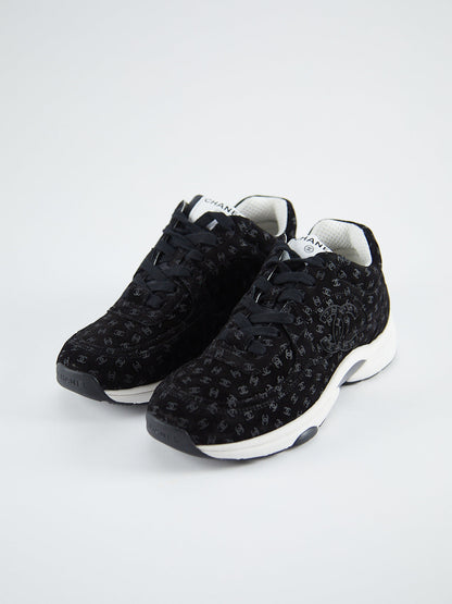 Chanel CC All Over Logo Sneaker Black (2022)