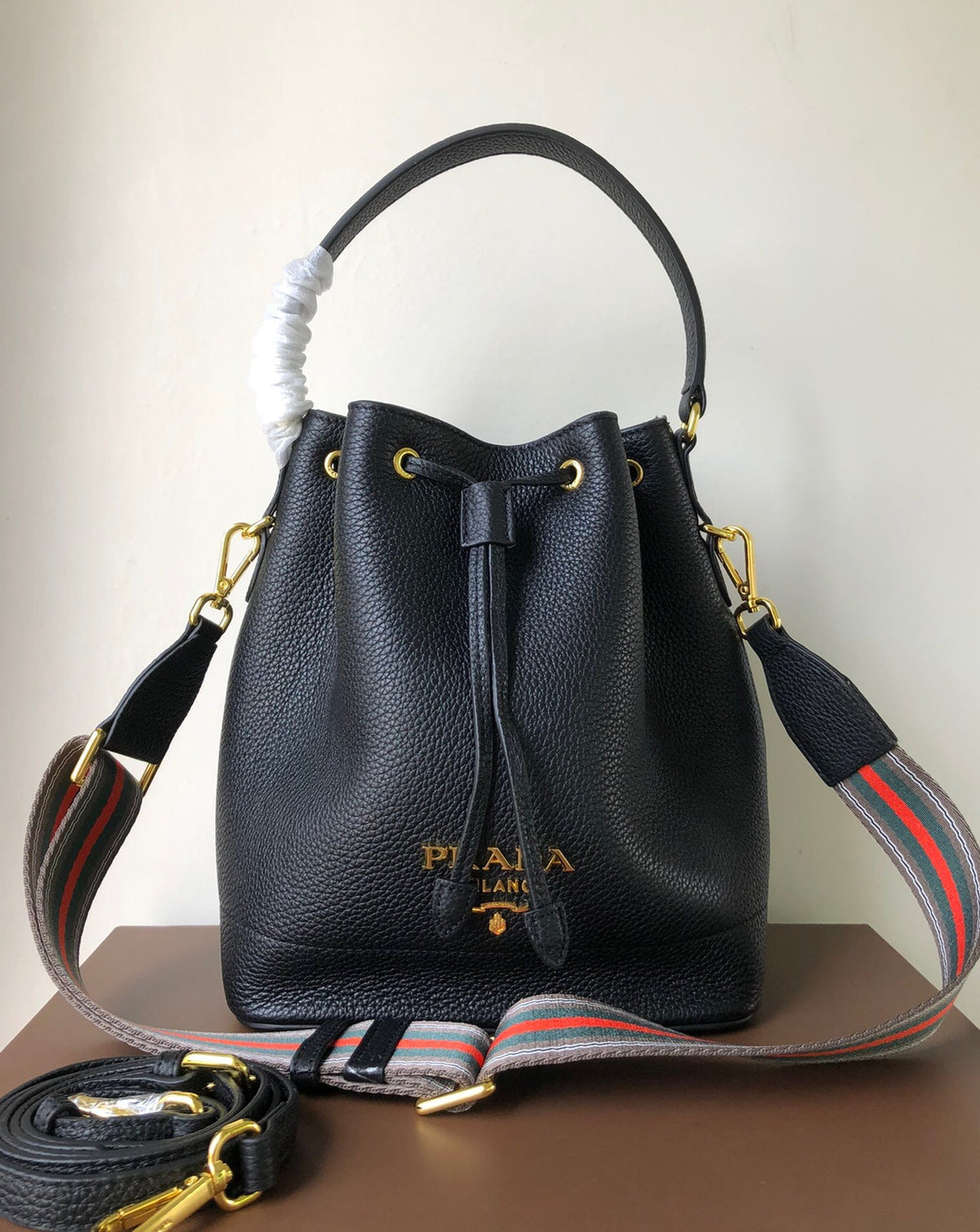 Prada Leather Bucket bag