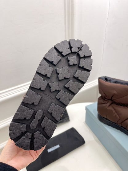 Prada  Paddled Nylon Boots