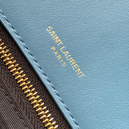 YSL Niki Medium Chain Bag In Raffia