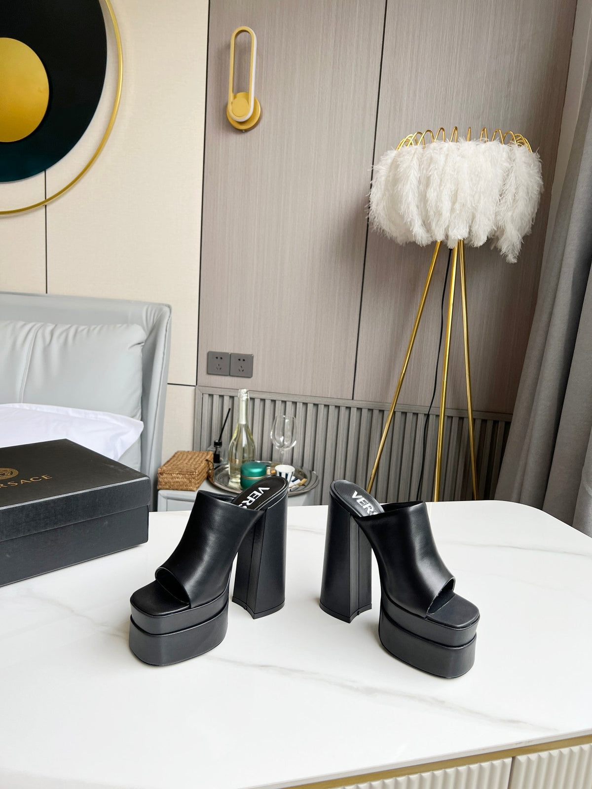 Versace  Platform Mule