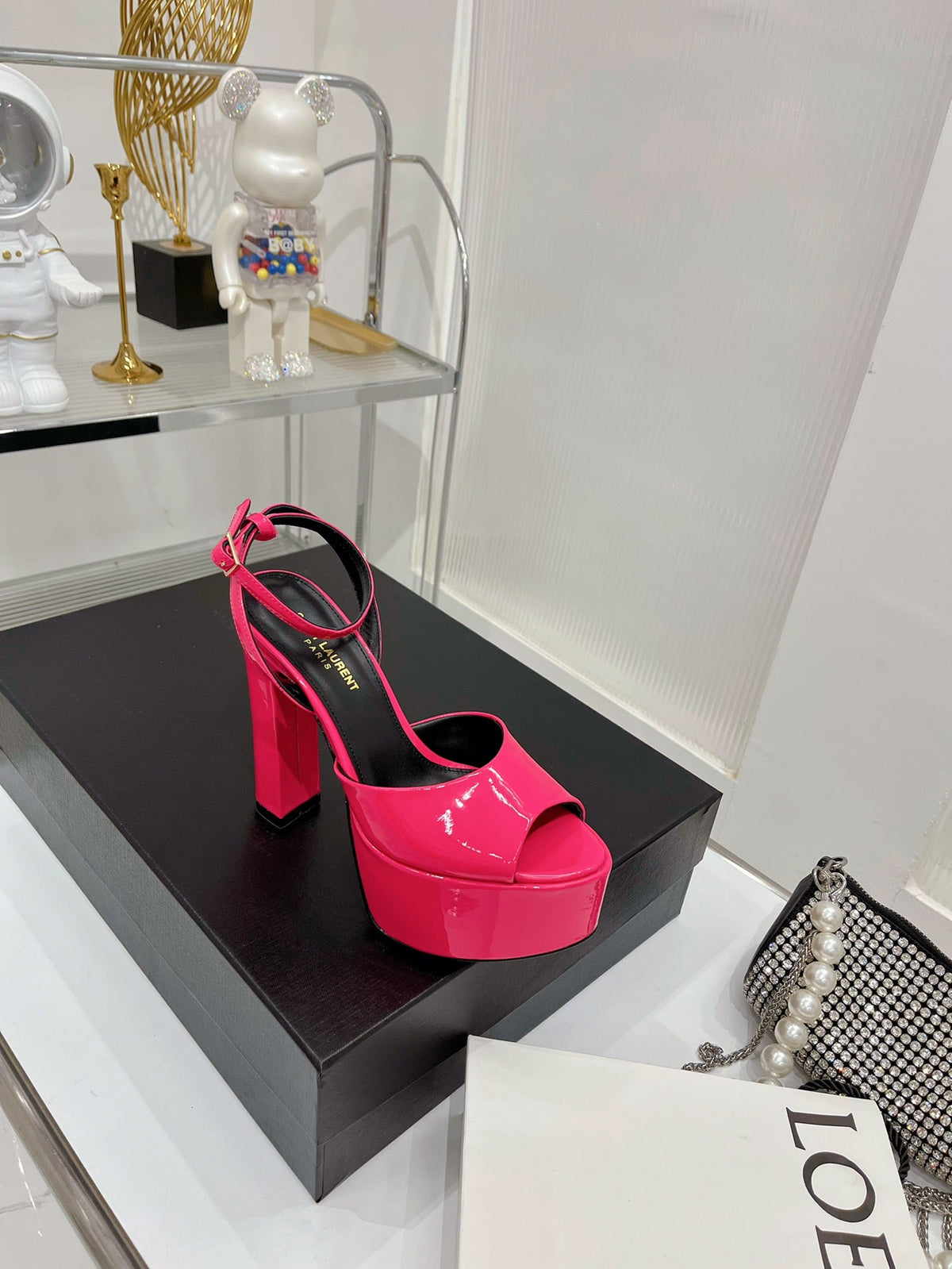 YSL Jodie Platform Sandals