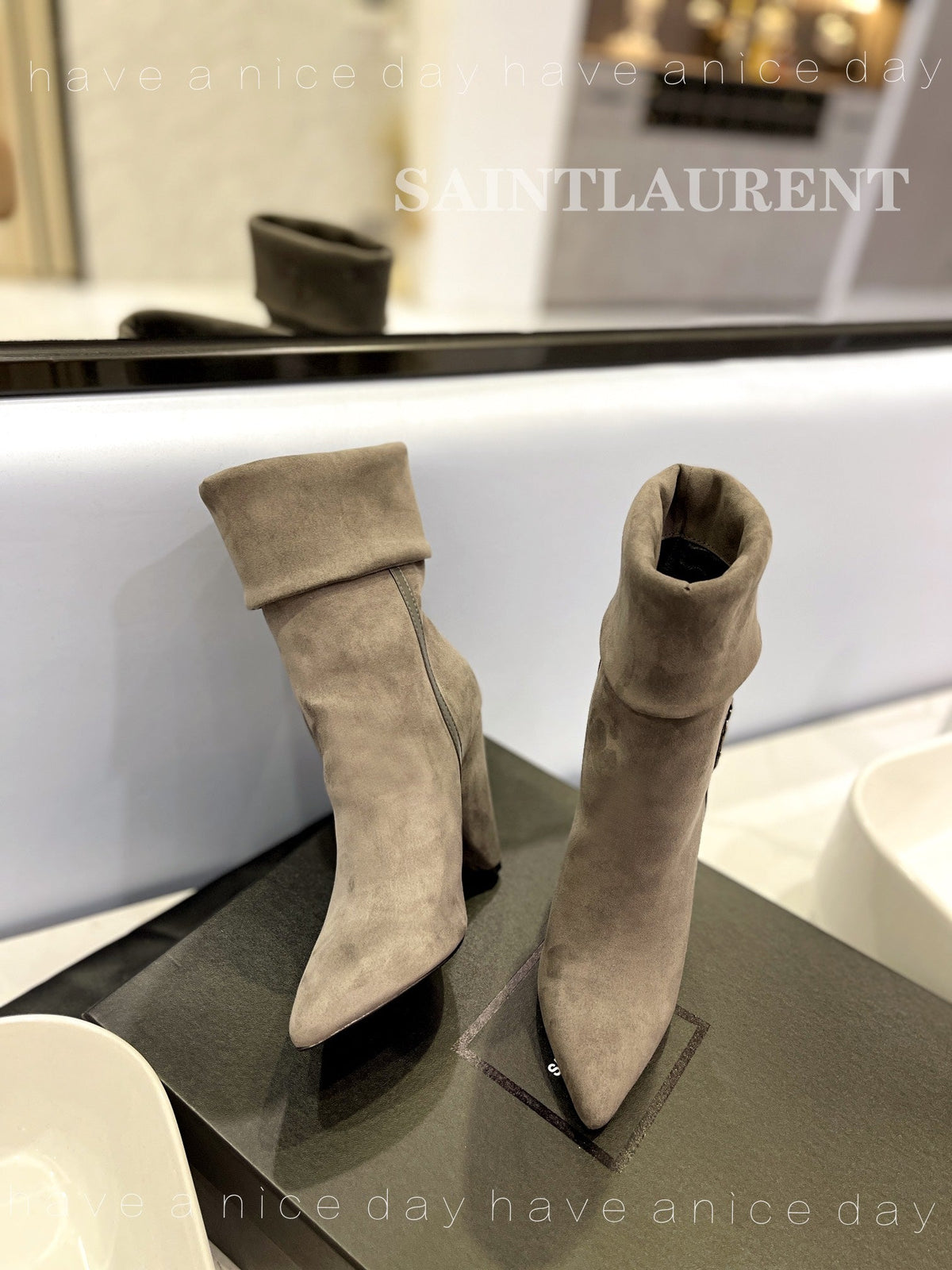 YSL Niki Boots