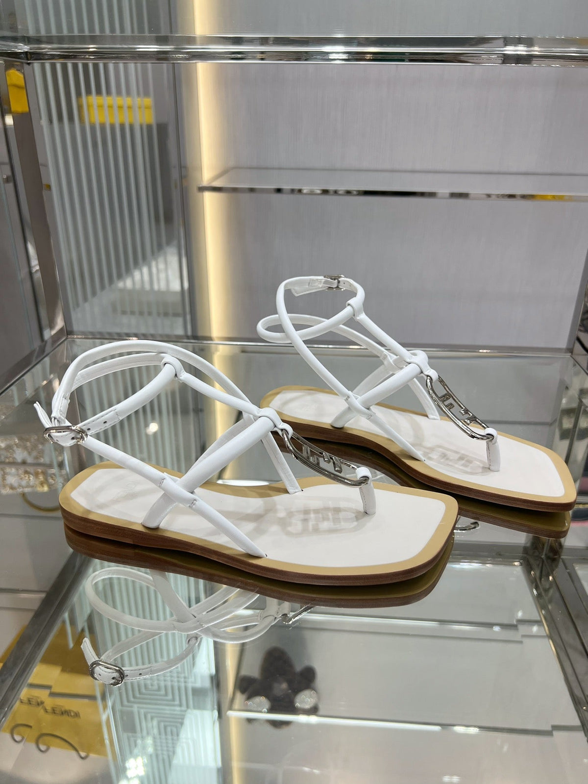 Fendi O'Lock Sandals