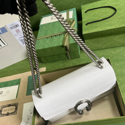 Gucci Crocodile Dionysus Small Shoulder Bag