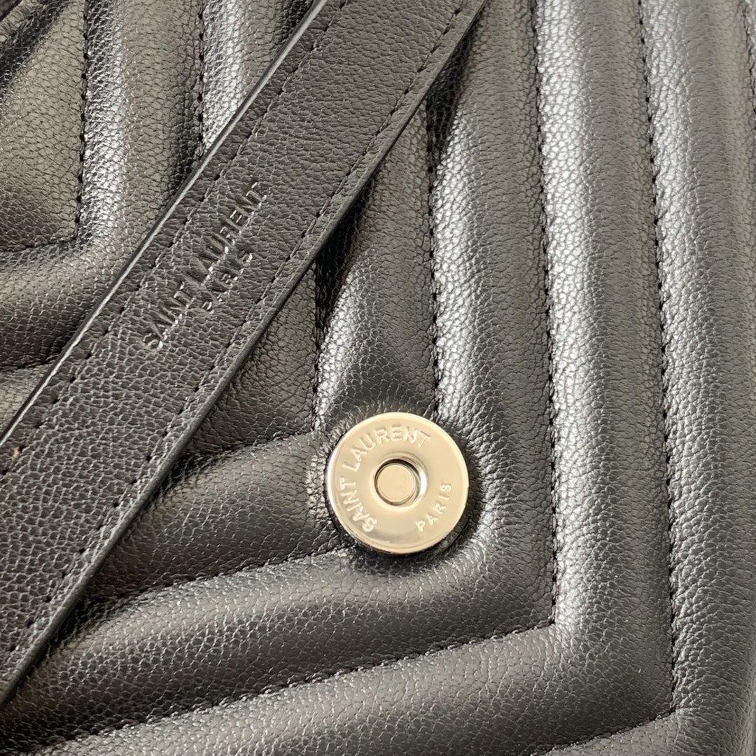 YSL College Medium Quilted Leather Bag