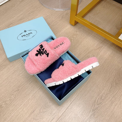 Prada Terry Cloth Slides