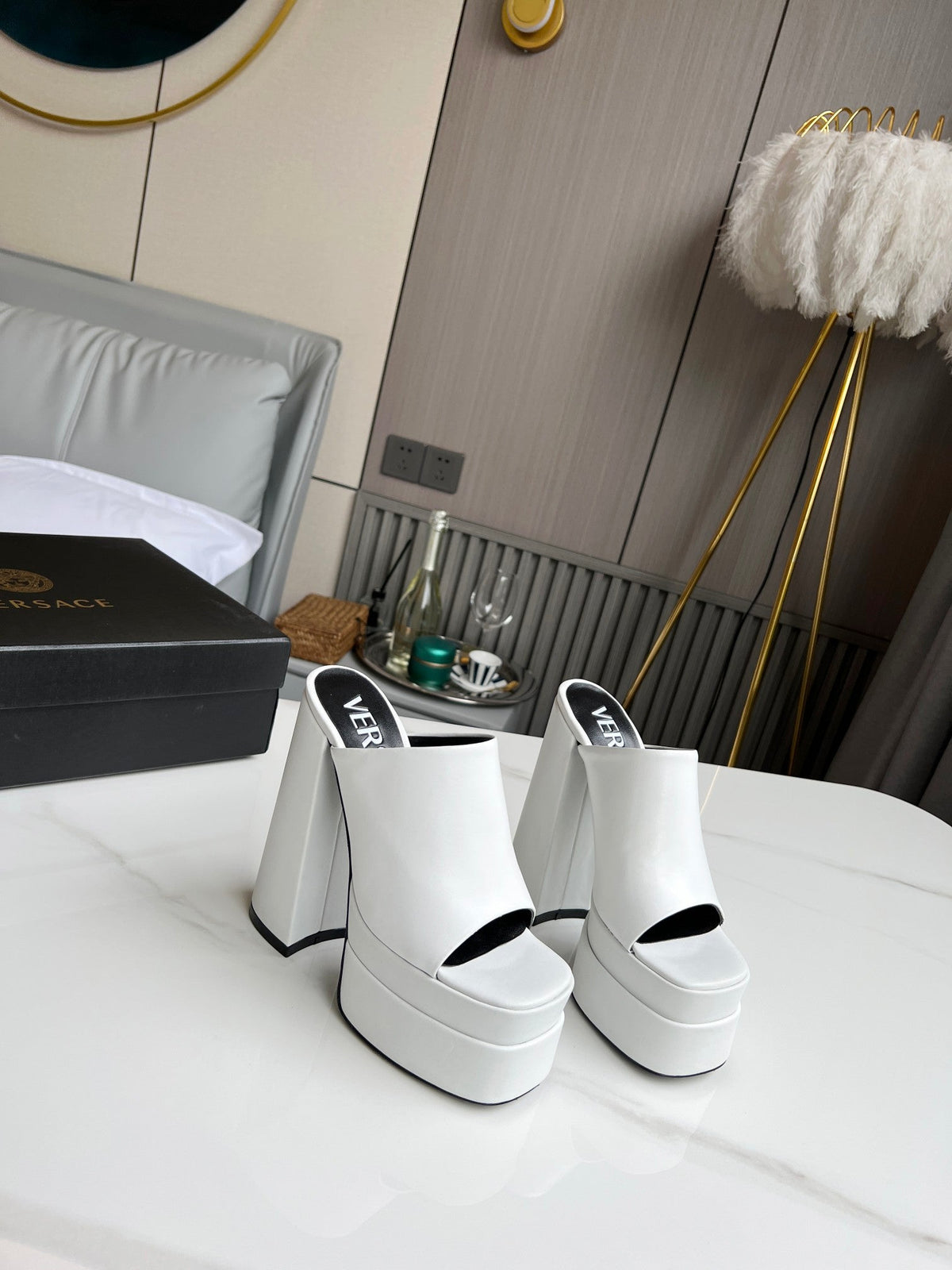 Versace  Platform Mule