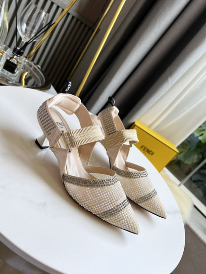 Fendi Colinri Slingback Heels