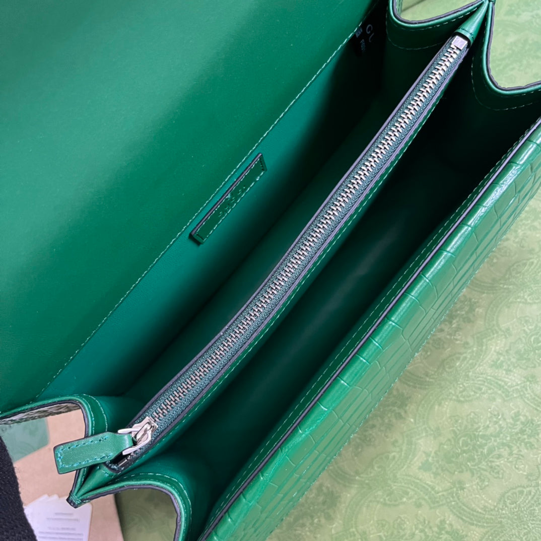 Gucci Crocodile Dionysus Small Shoulder Bag