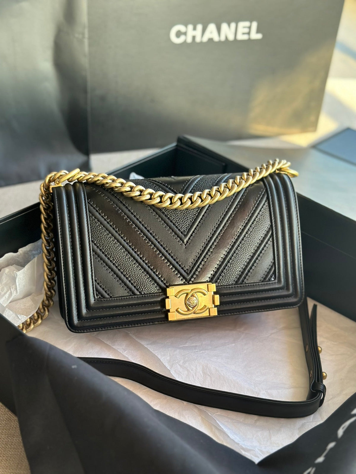 Chanel Boy Handbag