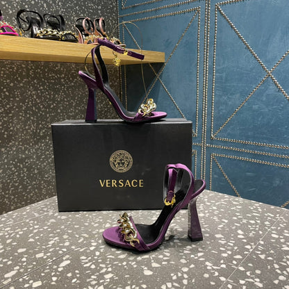 Versace  Medusa Chain High Heel Sandals