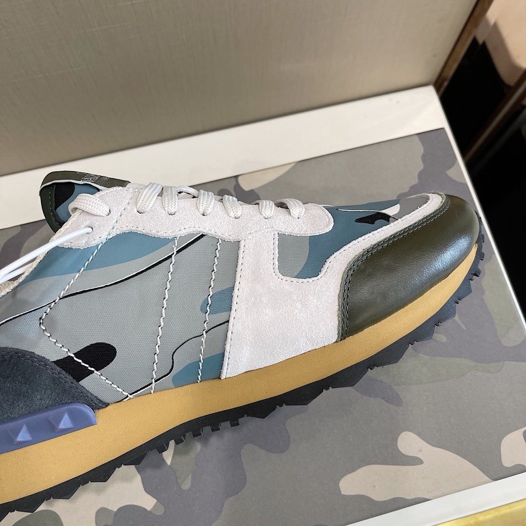 Valentino Camouflage Rockrunner Sneakers