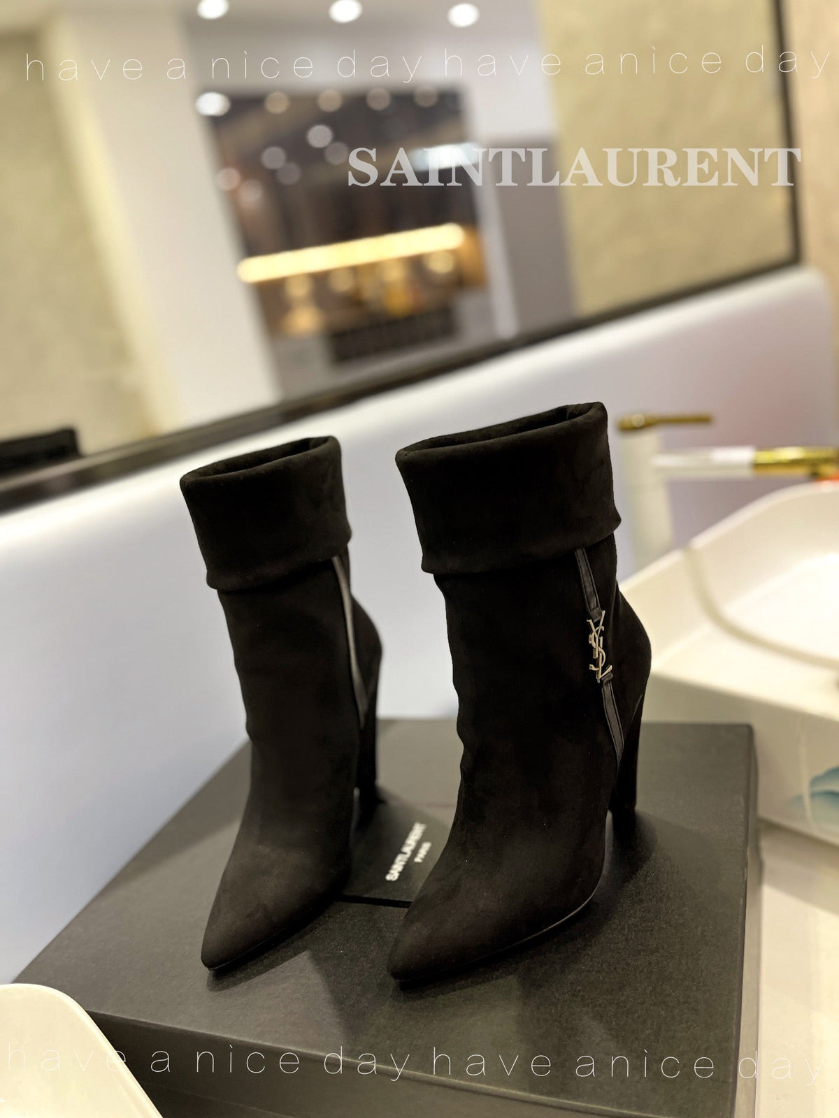 YSL Niki Boots