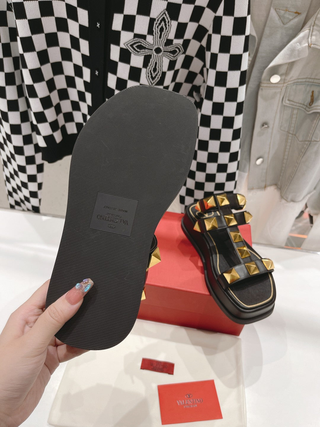 Valentino Roman Stud Sandals