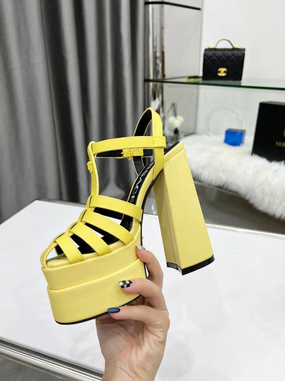 Versace La Medusa Platform Sandals