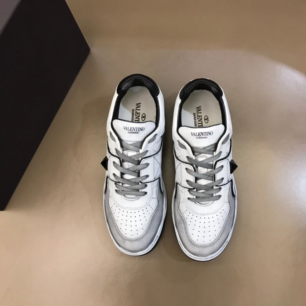 Valentino One Stud Nappa Sneakers