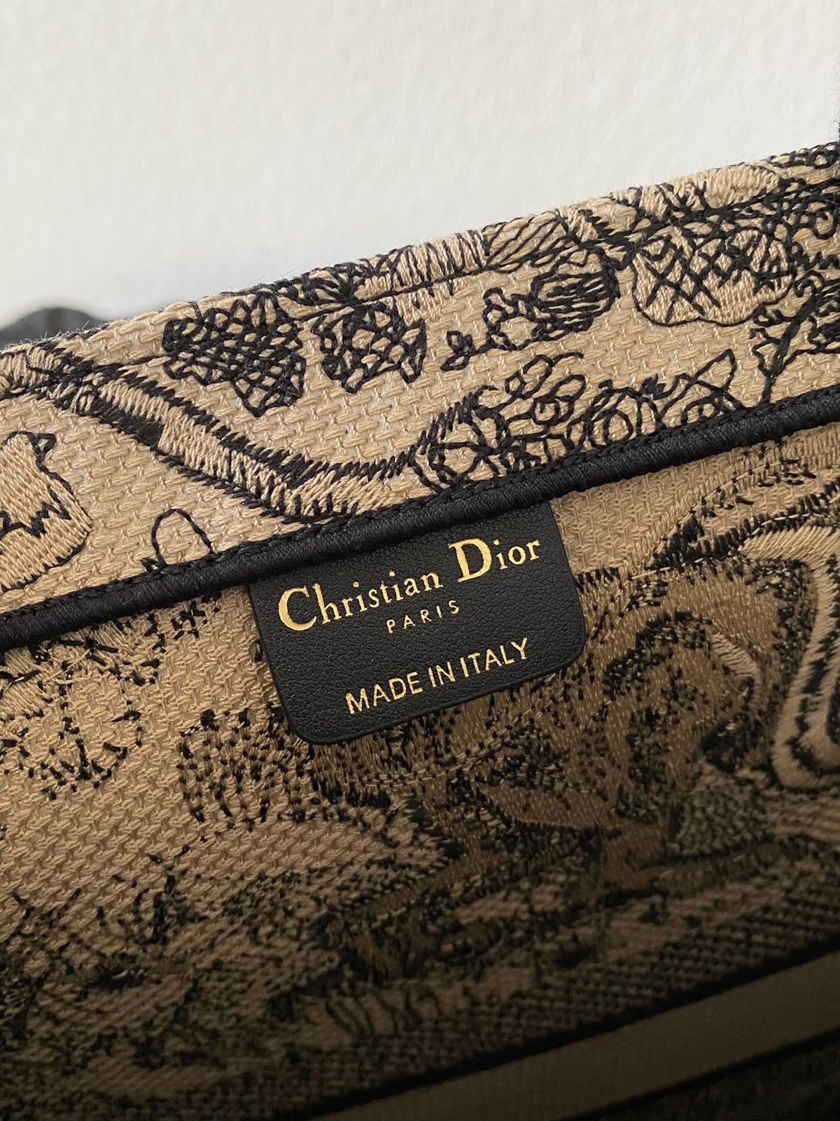 Christian Dior Book Tote Bag