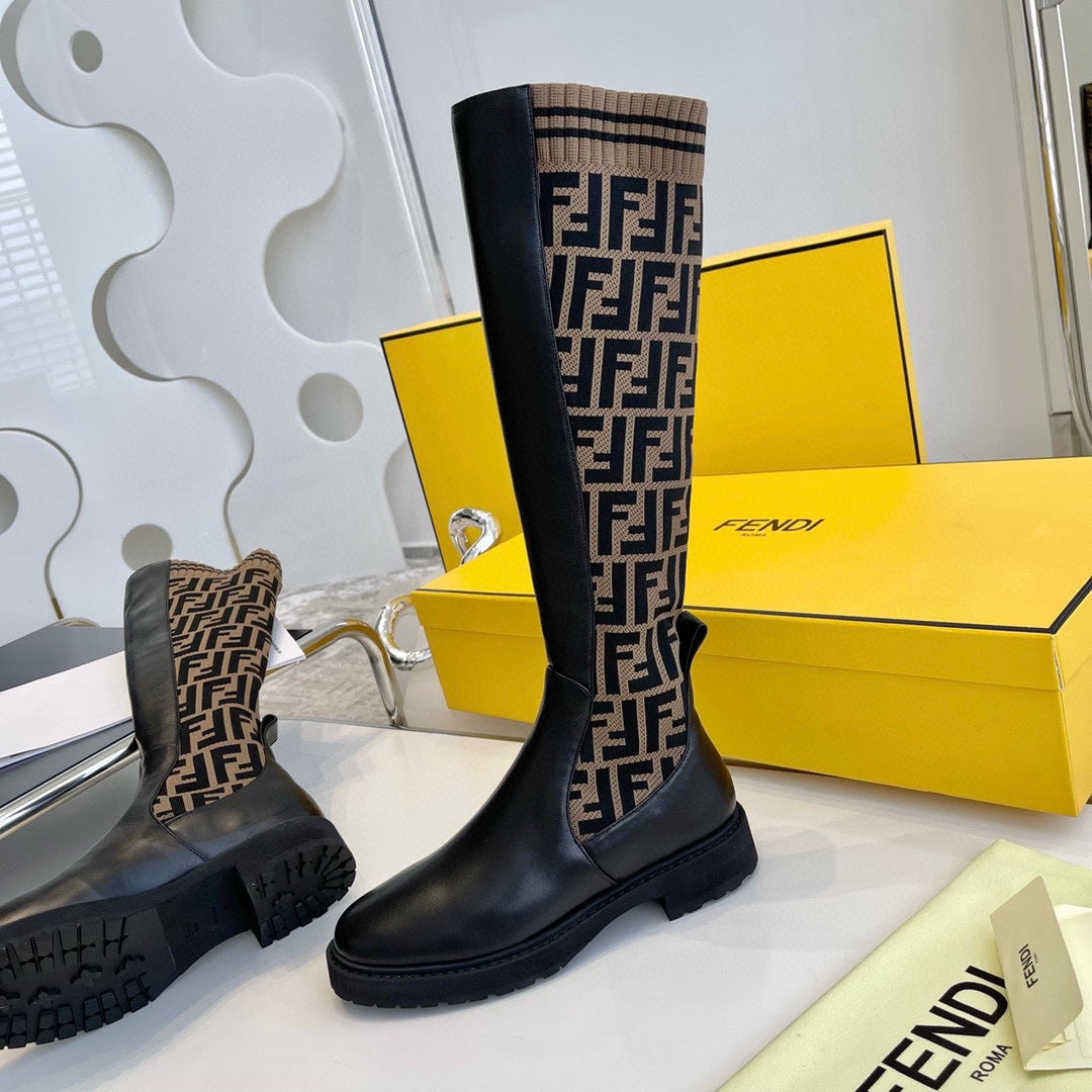 Fendi Rockoko High Boots