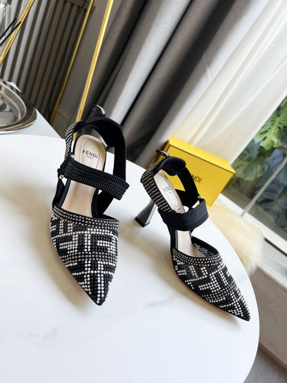 Fendi Colinri Slingback Heels