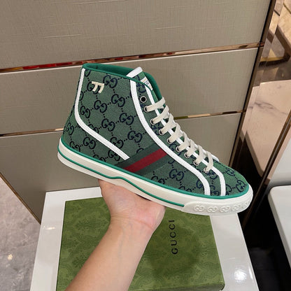 Gucci Tennis 1977 GG Multicolor High Top Sneakers