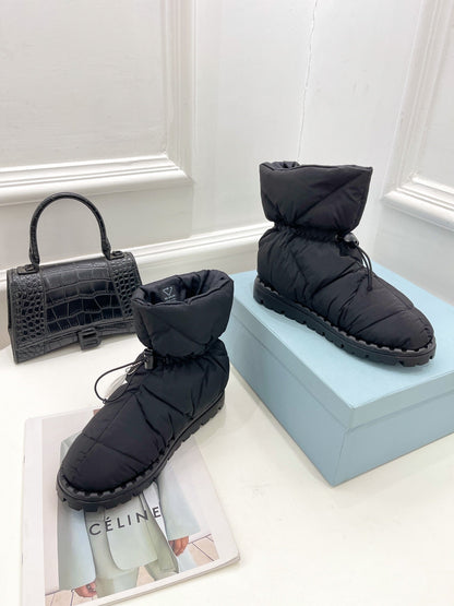 Prada  Paddled Nylon Boots