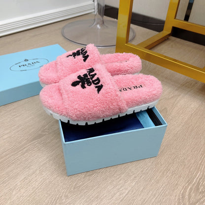 Prada Terry Cloth Slides