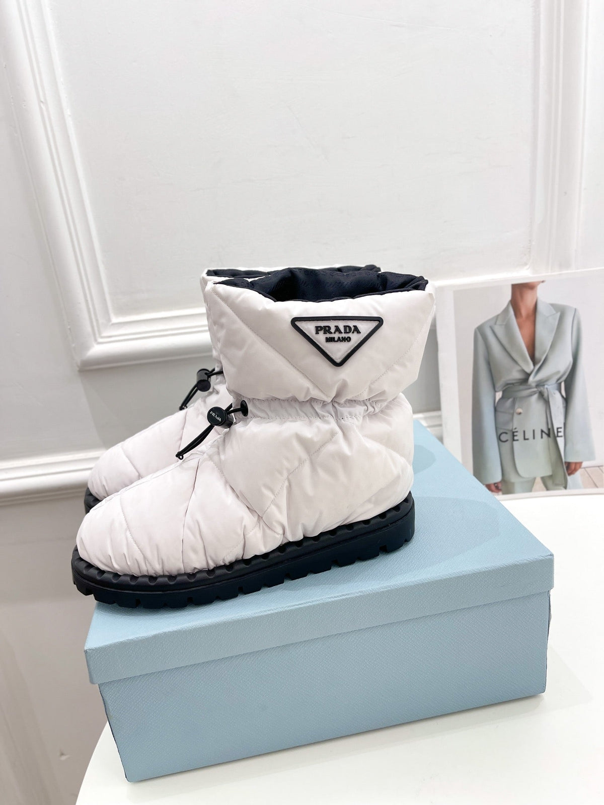 Prada  Paddled Nylon Boots
