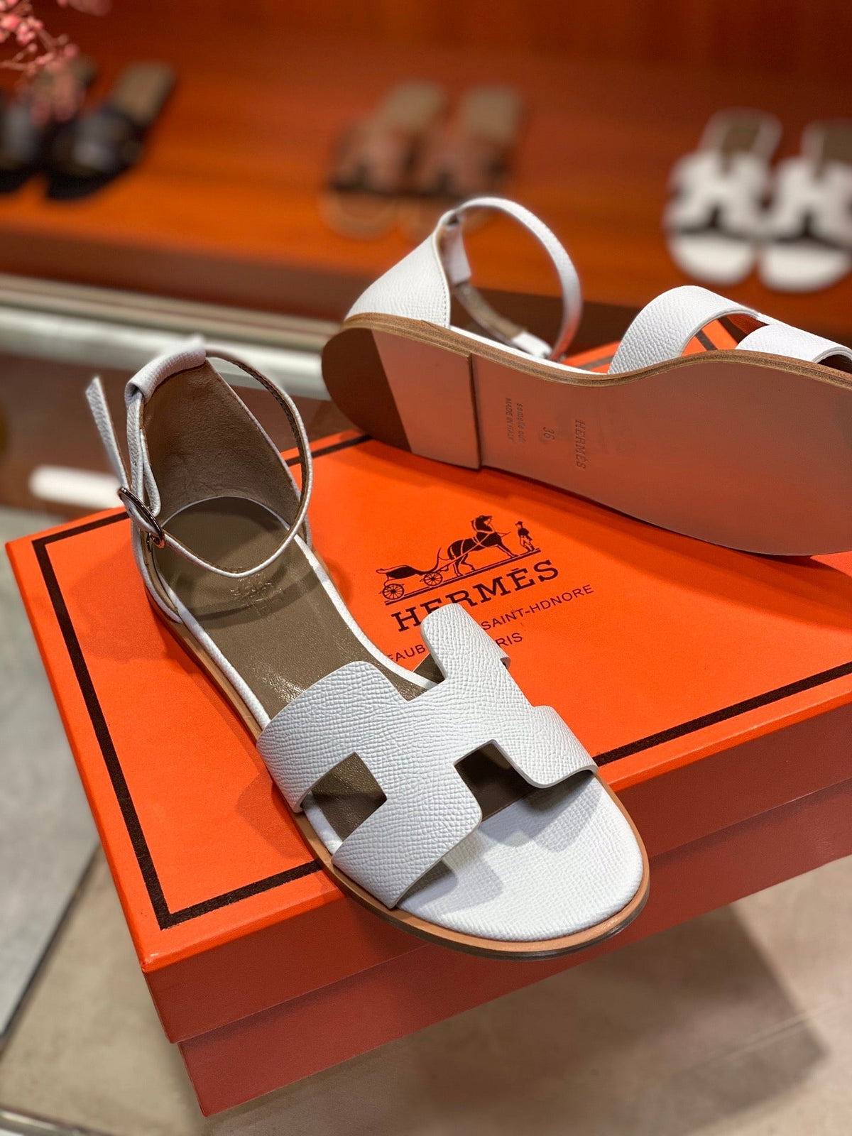 Hermes Santorini Sandals