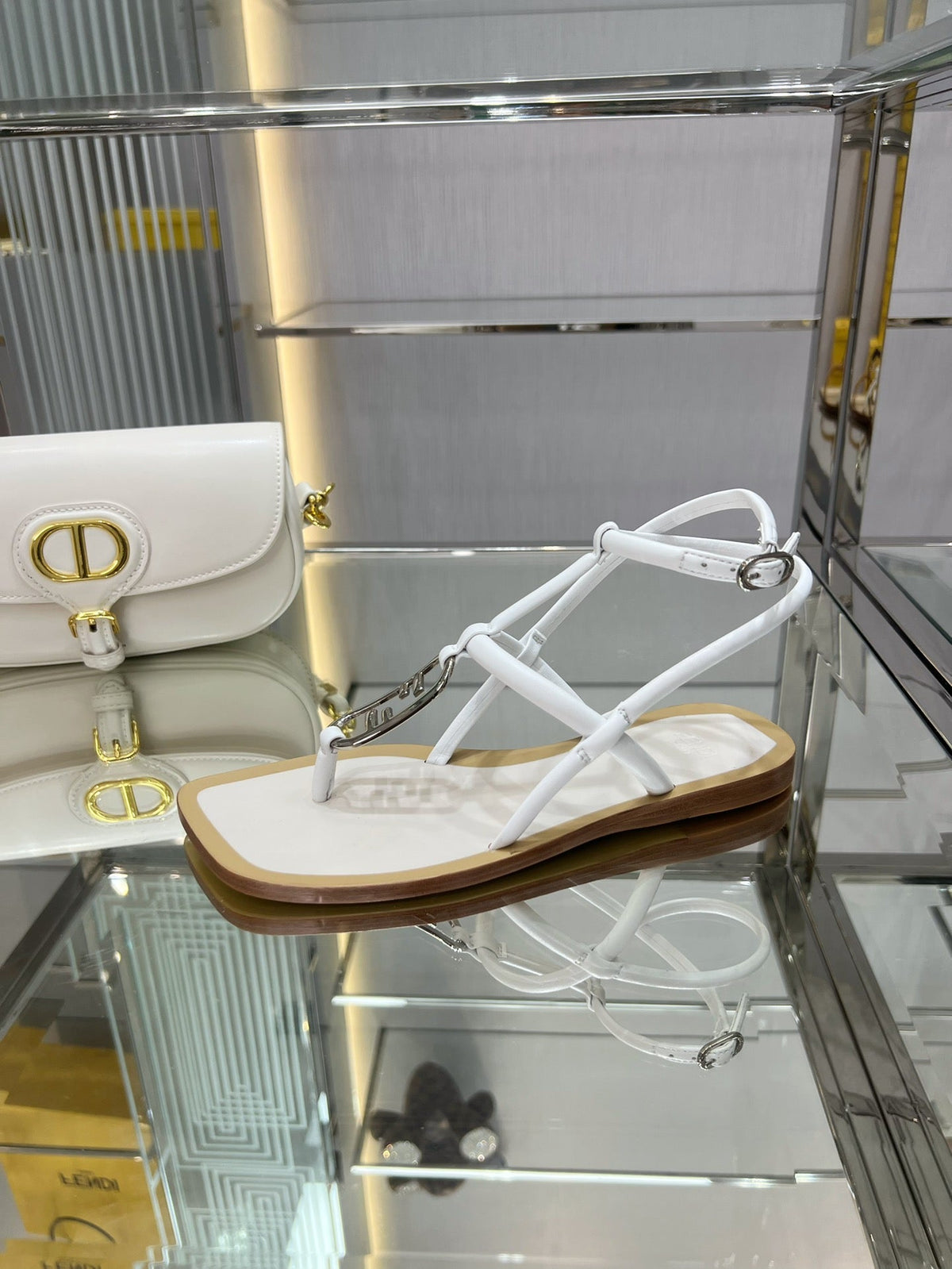 Fendi O'Lock Sandals