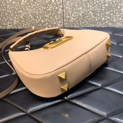 Valentino Stud Sign Hobo Bag