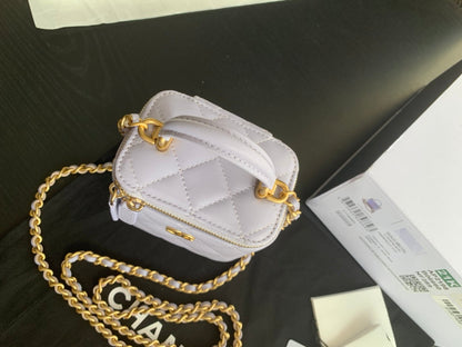Chanel Small Vanity With  Chain Bag