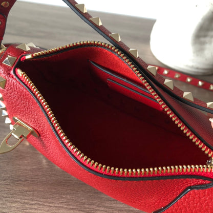 Valentino Garavani Small Rockstud  Grainy  Crossbody Bag