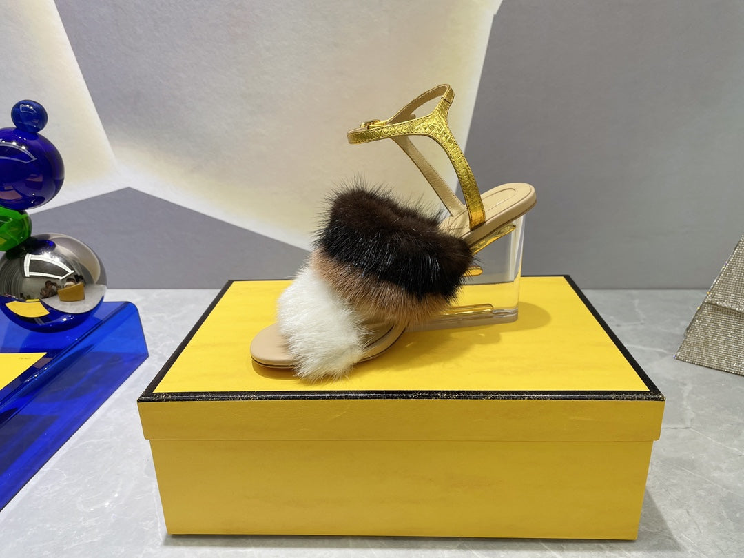 Fendi First High Heel Sandals