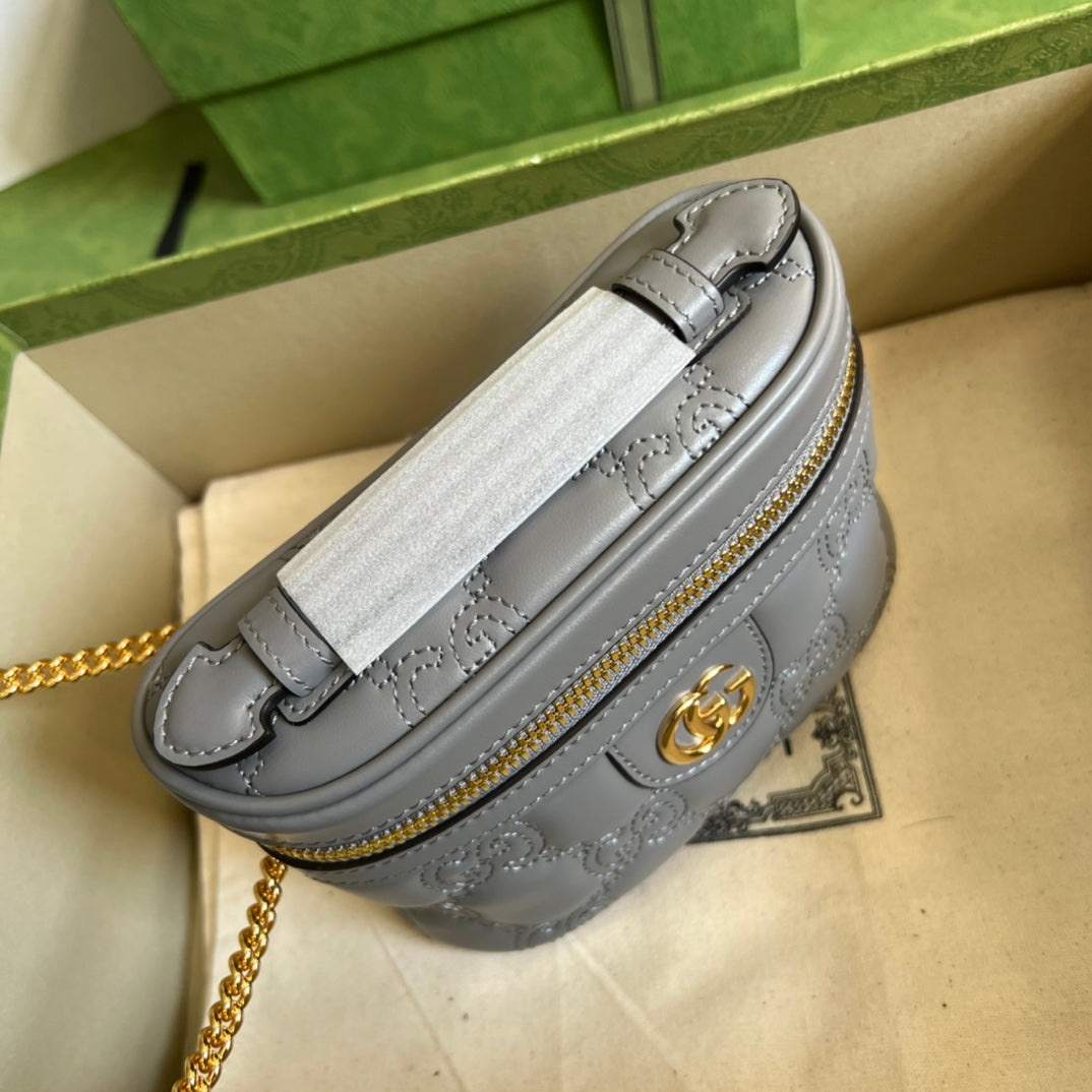 Gucci GG Matelasse Top Handle Mini  Bag