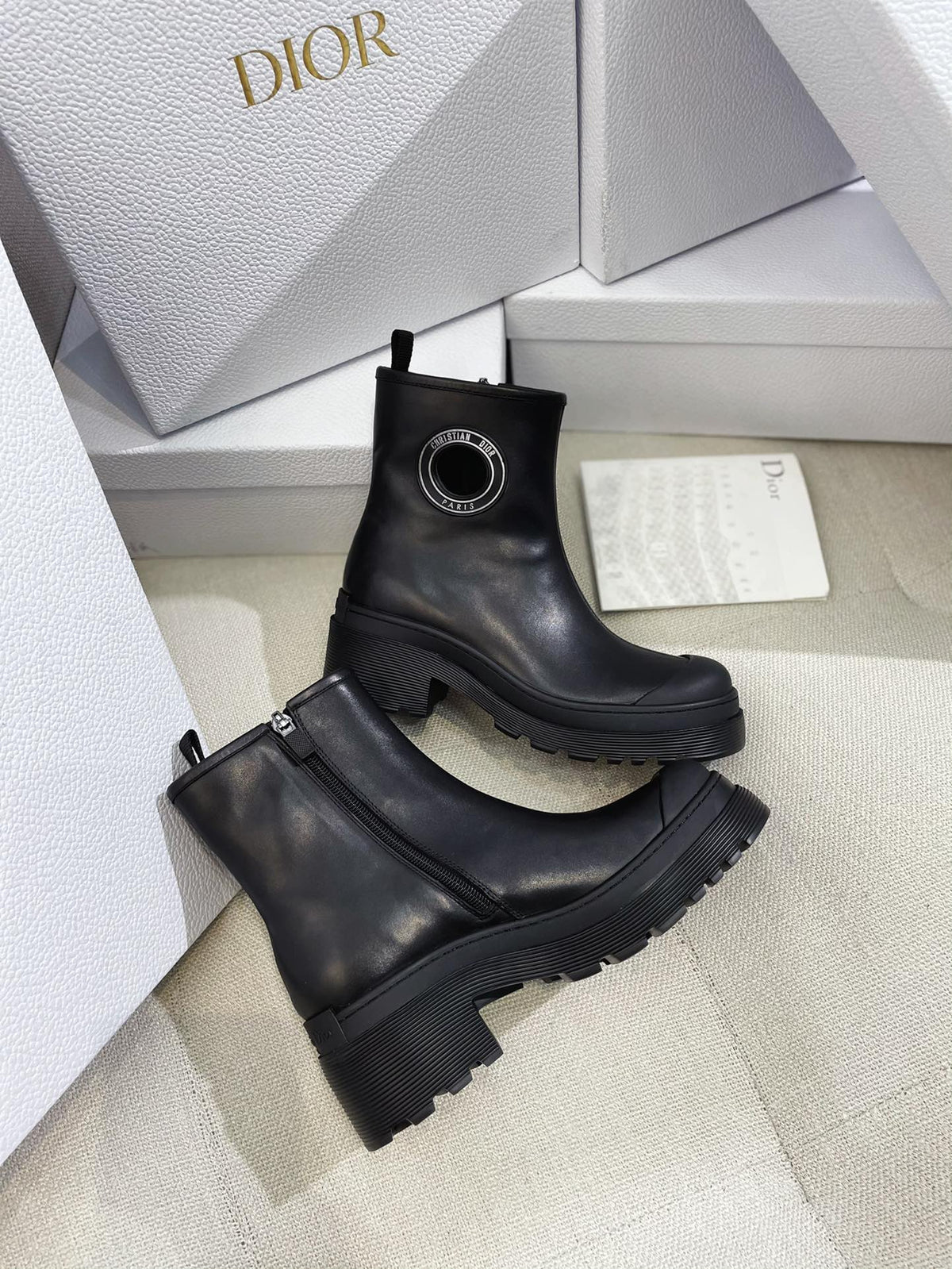 Christian Dior  Symbol  Ankle Boots