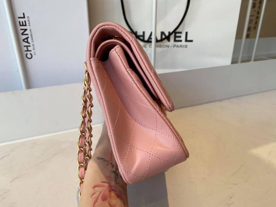 Chanel Caivar Double Flap Bag
