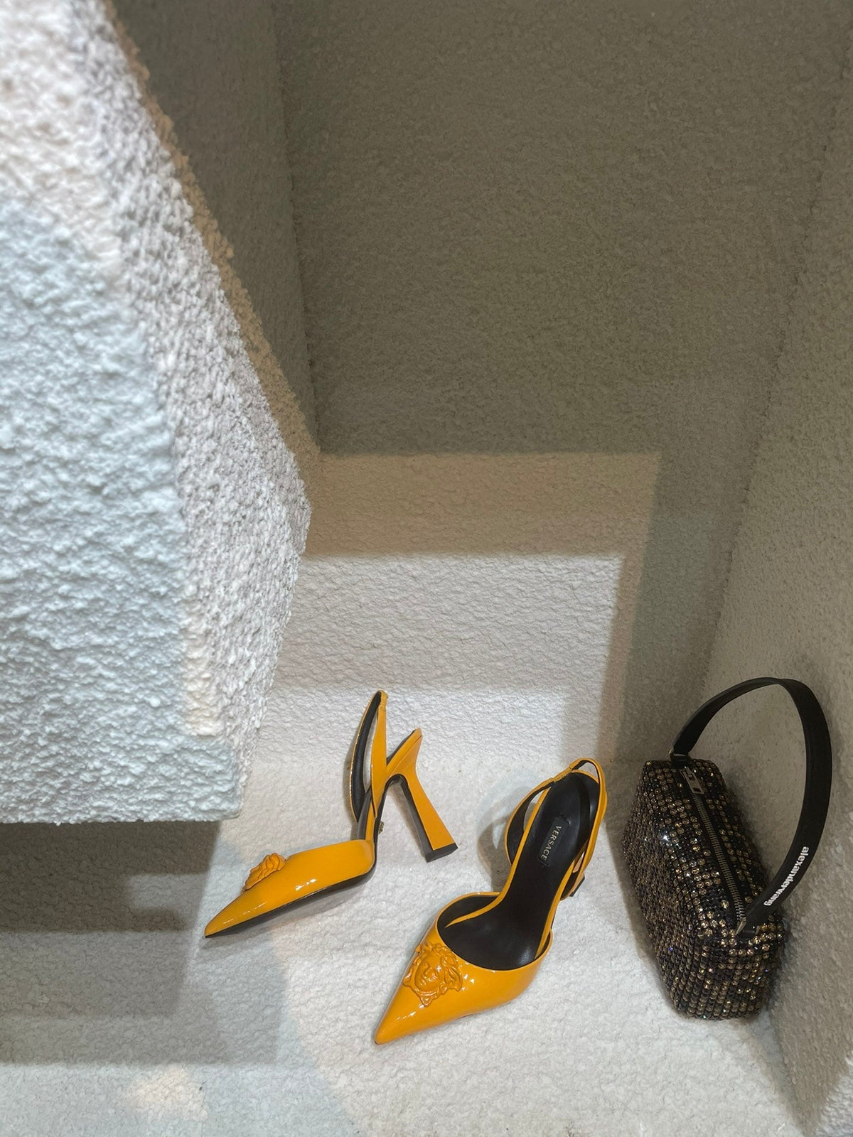 Versace La Medusa Slingback Pumps