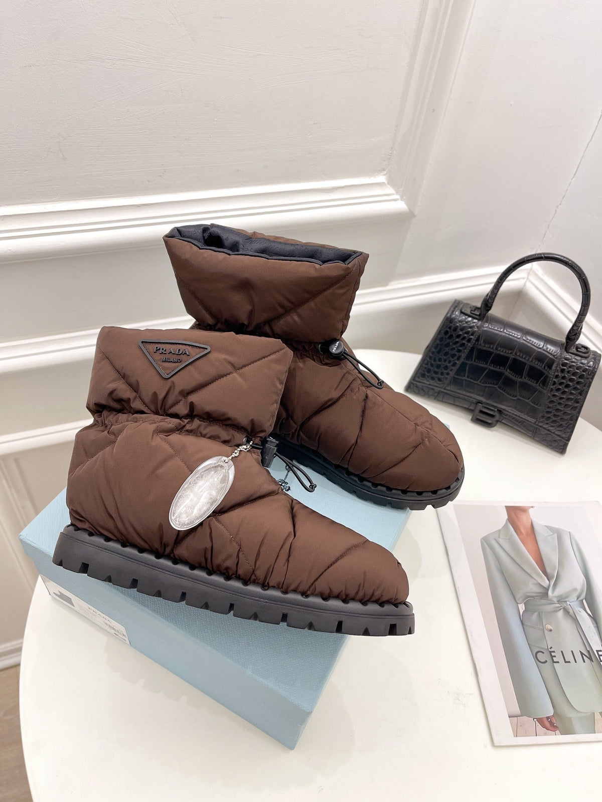 Prada  Paddled Nylon Boots