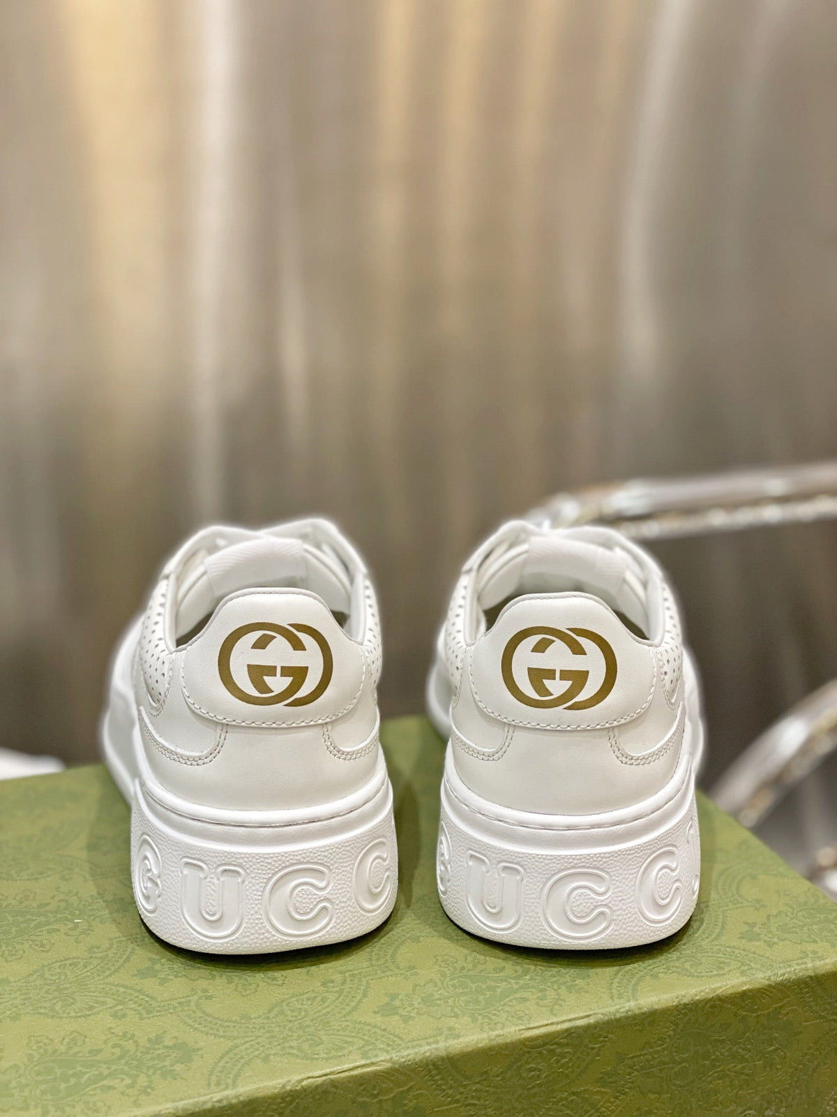 Gucci  GG Embossed Sneakers