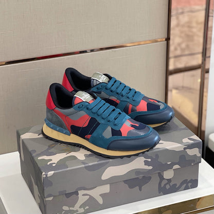 Valentino Camouflage Rockrunner Sneakers