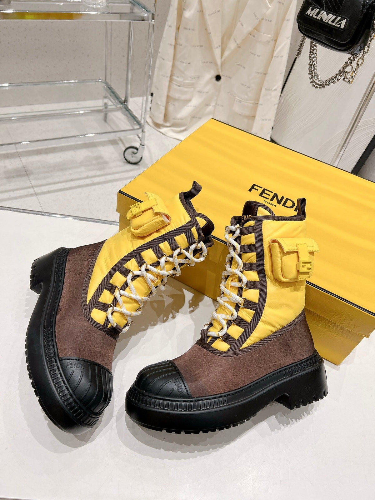 Fendi Domino Boots